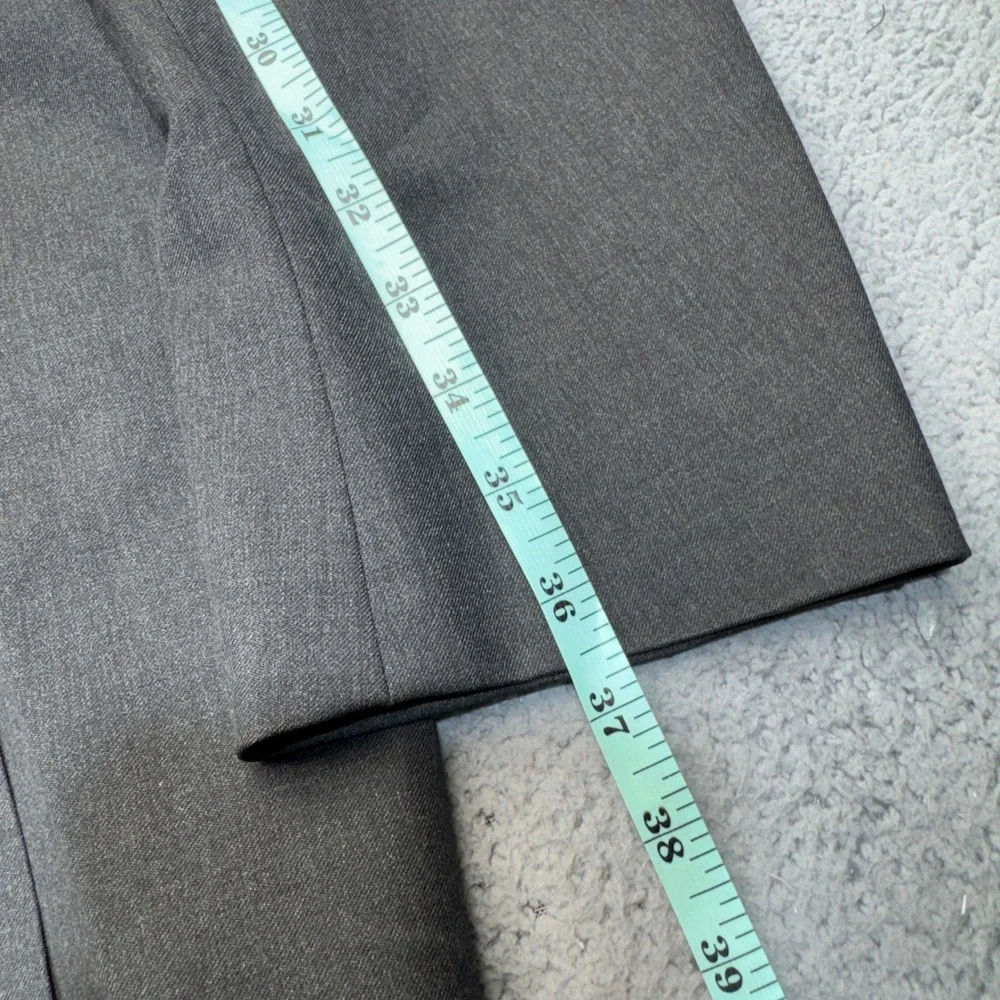 Canali‎ Blazer Mens 48L Gray Worsted Wool 2 Button Sport Coat Jacket Italy 13290